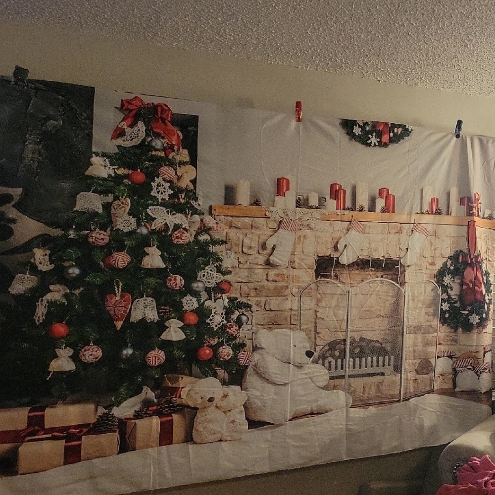 Festive Christmas Tree Tapestry